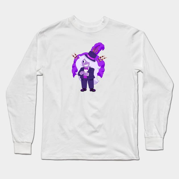 Amethyst Long Sleeve T-Shirt by maxtrology